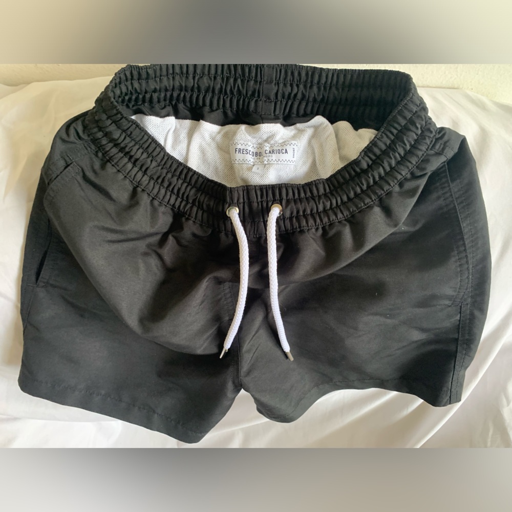 Frescobol Carioca Small Black Swim Trunks shorts Men’s